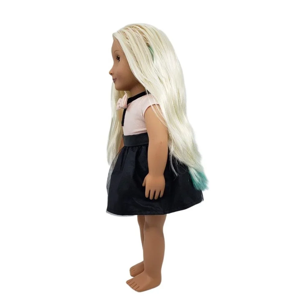Our Generation Amya Deco Doll Blonde Green Hair Hazel Eyes Fashion Toy 18 in - Picture 5 of 12